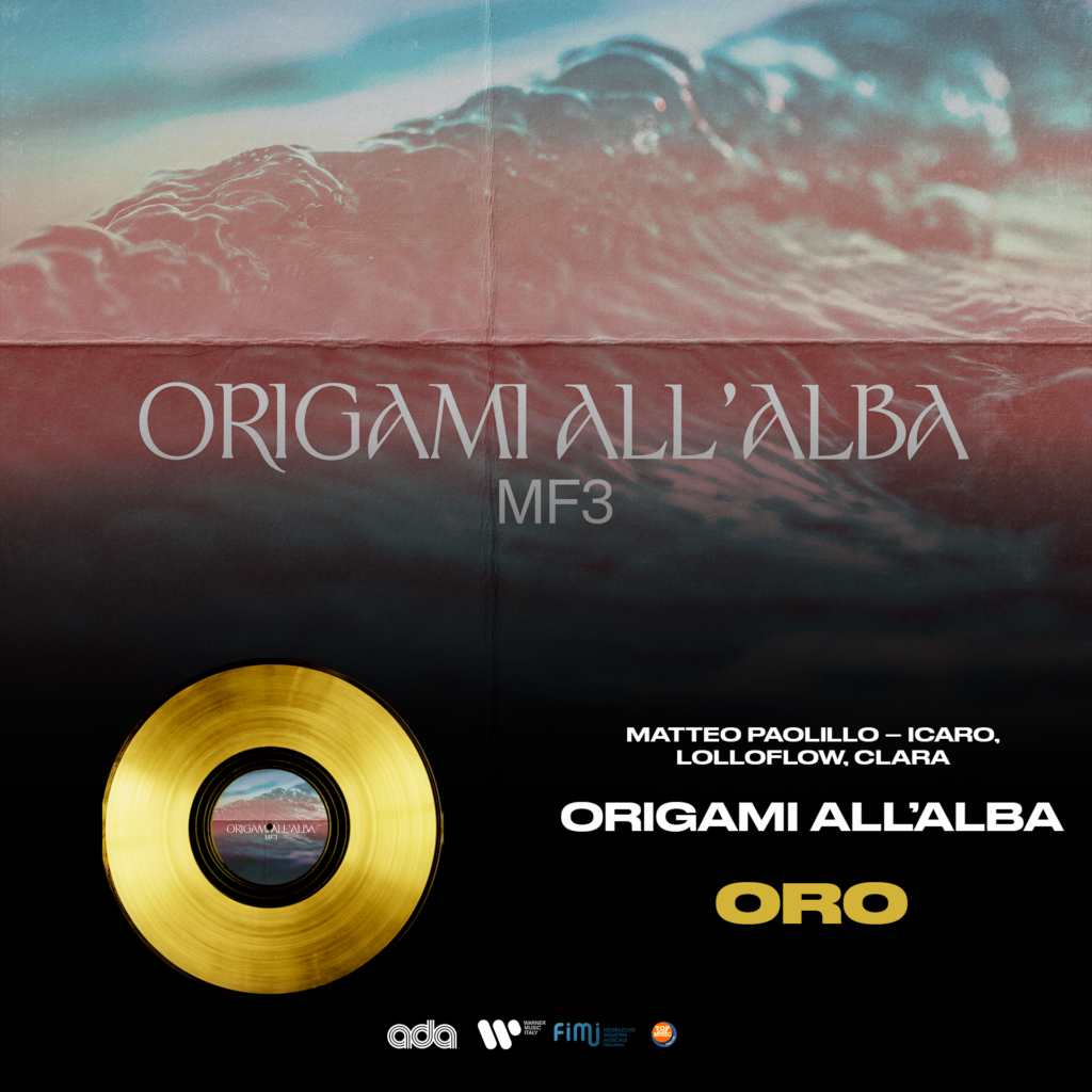 Origami all'alba disco oro - producer Lolloflow